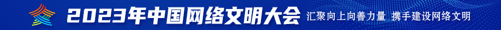 国产办公室操逼视频2023年中国网络文明大会